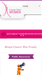 Mobile Screenshot of cancerfreewomen.org